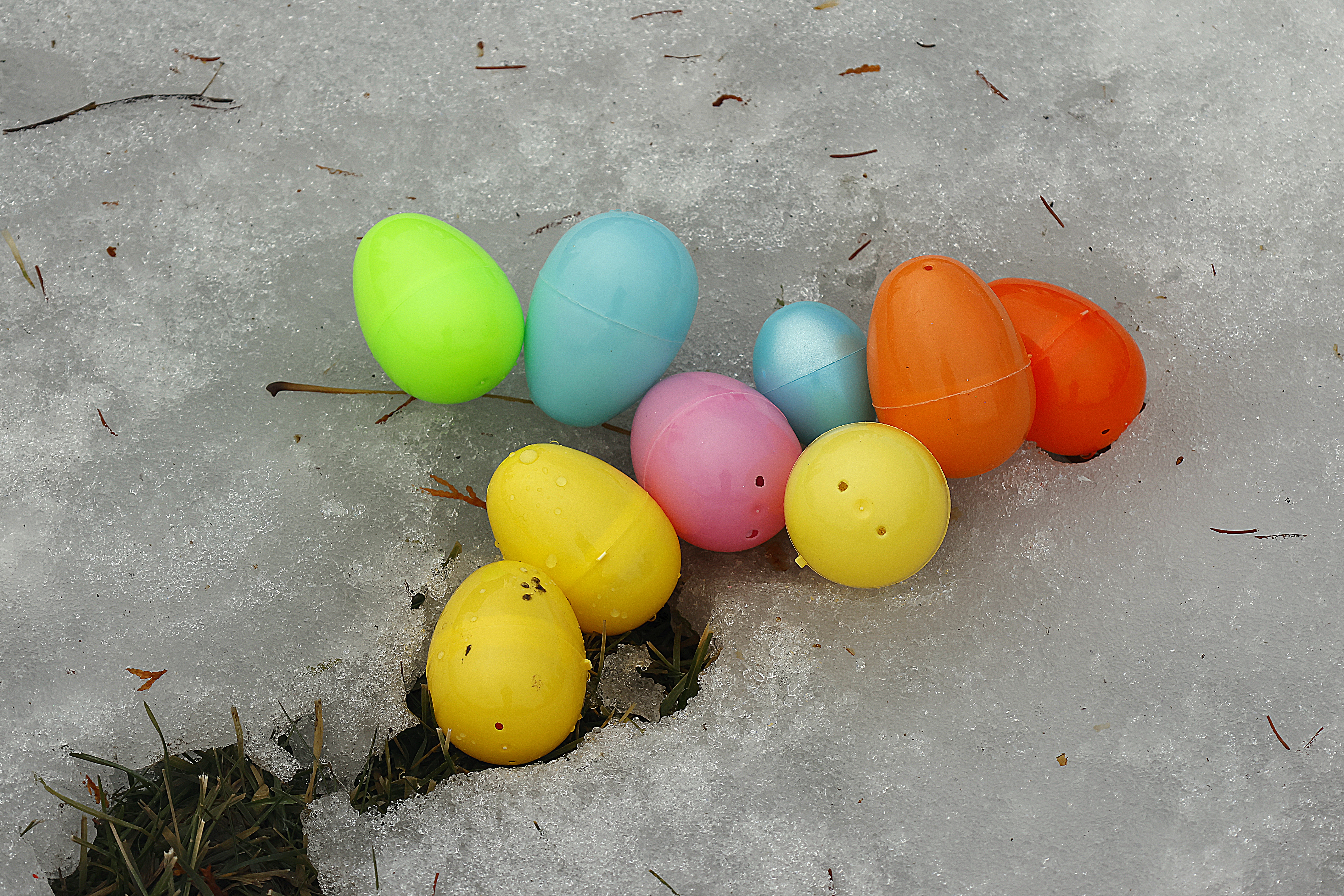 Snow Eggs!