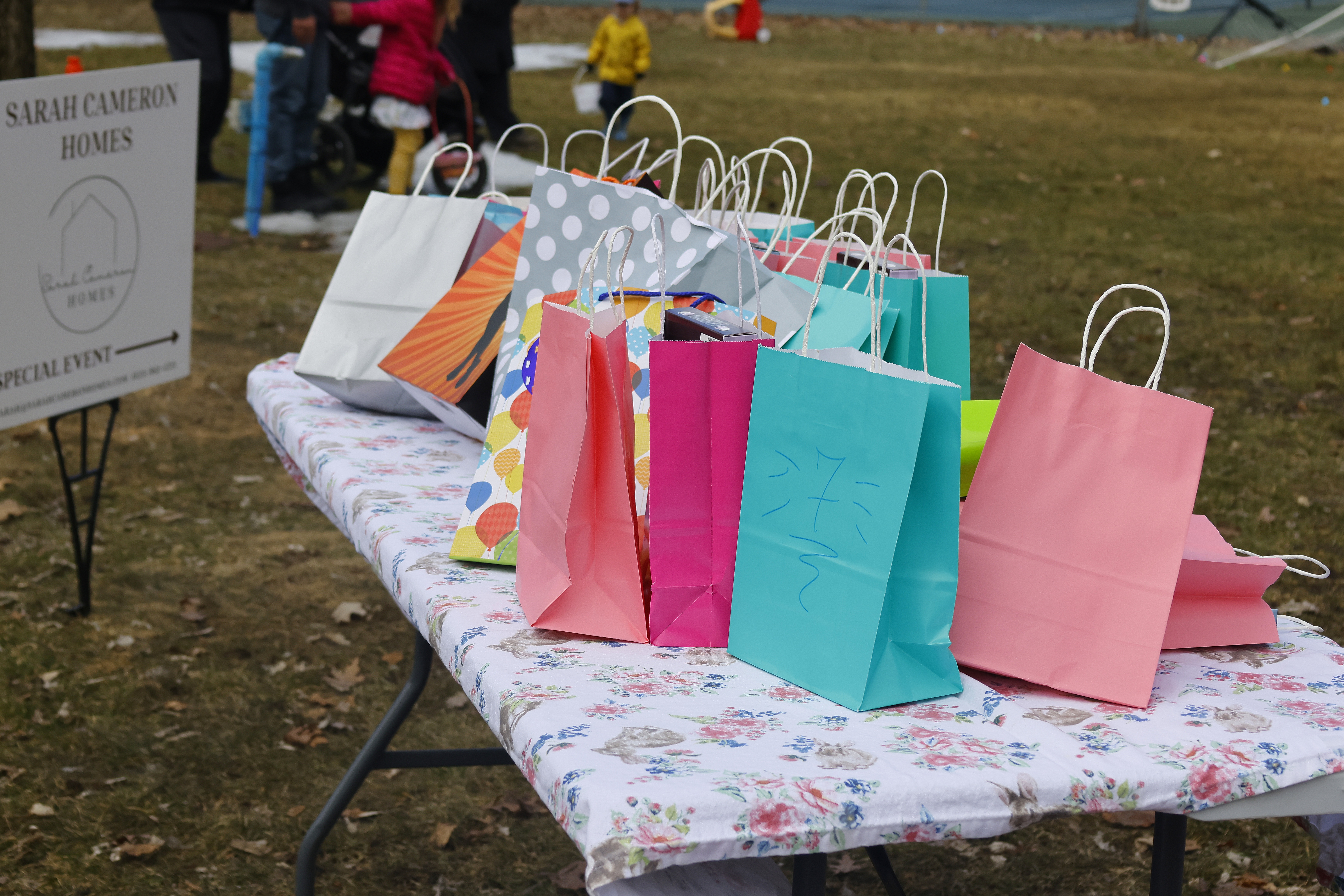 There were plenty of loot bags!